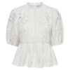 JDY - STARRY 2/4 LACE TOP | WHITE
