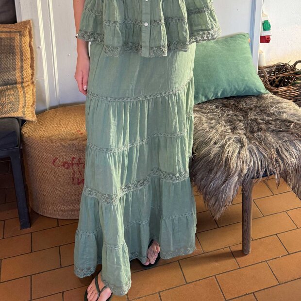 CONTINUE COPENHAGEN - AUDREY SKIRT | ARMY