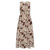 JDY - ALL-OVER DIEGO S/L SMOCK MIDI DRESS | CHOCOLATE TORTE