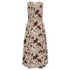 JDY - ALL-OVER DIEGO S/L SMOCK MIDI DRESS | CHOCOLATE TORTE