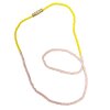 ANNAVII - ANA NECKLACE | ROSA/YELLOW