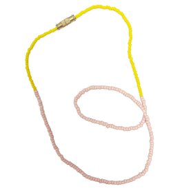 ANNAVII - ANA NECKLACE | ROSA/YELLOW