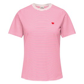 JDY - PISA S/S PRINT T-SHIRT | CLOUD DANCER/WILD ORCHID