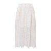 BLACK COLOUR - FREY LACE SKIRT | CREME