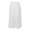 BLACK COLOUR - FREY LACE SKIRT | CREME