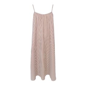 BLACK COLOUR - CATHERINE STRAP DRESS | CAMEL