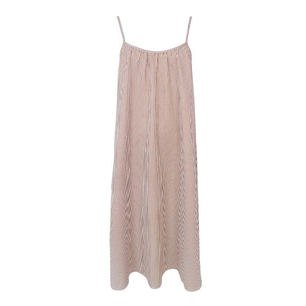 BLACK COLOUR - CATHERINE STRAP DRESS | CAMEL