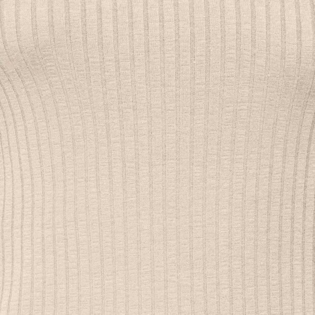 JDY - FRANSISKA 2/4 HI-NECK TOP | WHITECAP GRAY