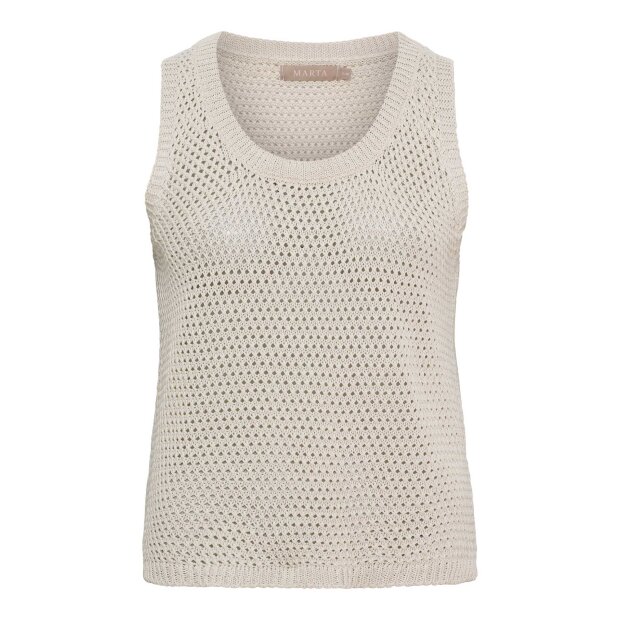 MARTA DU CHATEAU - NAYLA KNIT TOP | BEIGE