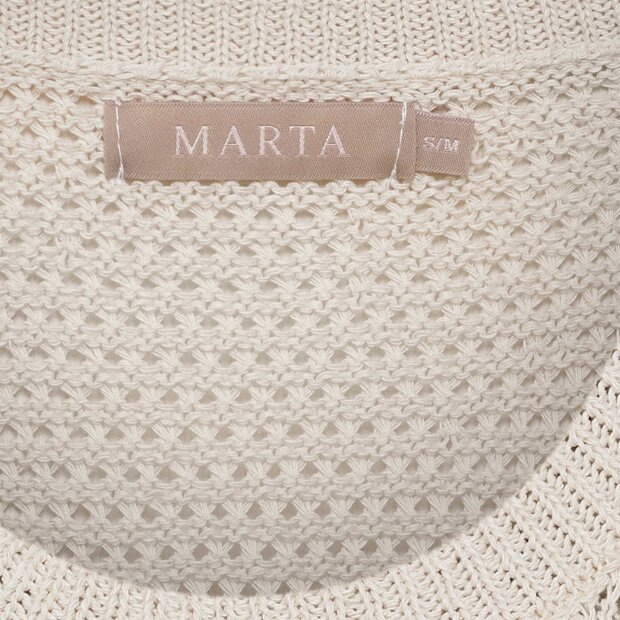 MARTA DU CHATEAU - NAYLA KNIT TOP | BEIGE