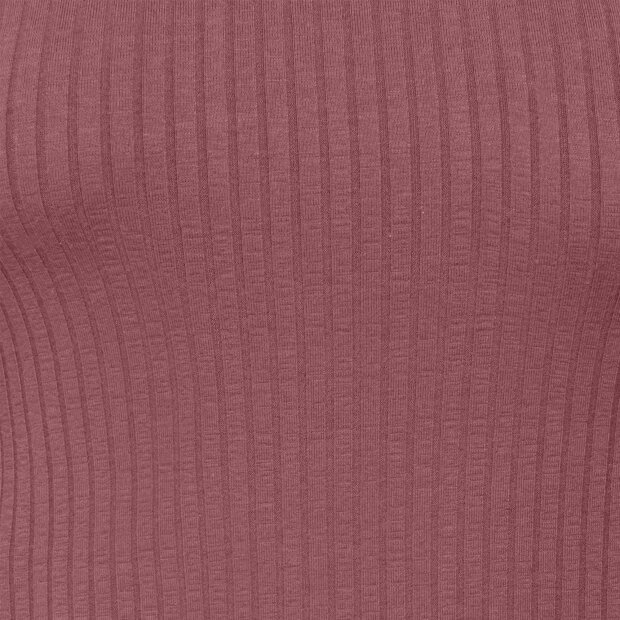 JDY - FRANSISKA 2/4 HI-NECK TOP | ROSE BROWN