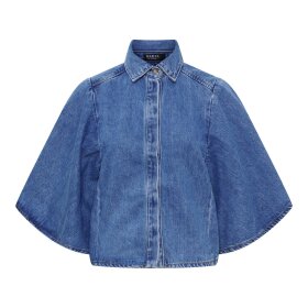 MARTA DU CHATEAU - MARIKA SHIRT | BLUE DENIM