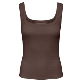 JDY - MALLI S/L TANK TOP | CHOCOLATE BROWN
