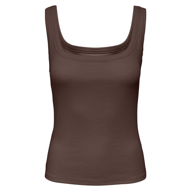 JDY - MALLI S/L TANK TOP | CHOCOLATE BROWN