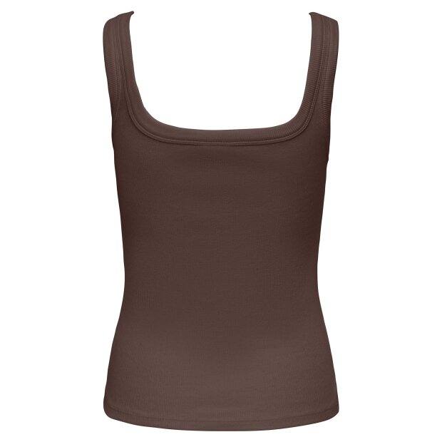 JDY - MALLI S/L TANK TOP | CHOCOLATE BROWN