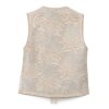 HAVE ONE - GILET RICAMO VEST | BURRO