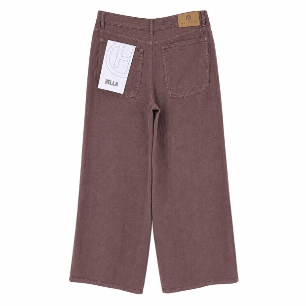 HAVE ONE - PANTALONE BELLA LINO 1 BUKSER | CIOCCOLATO