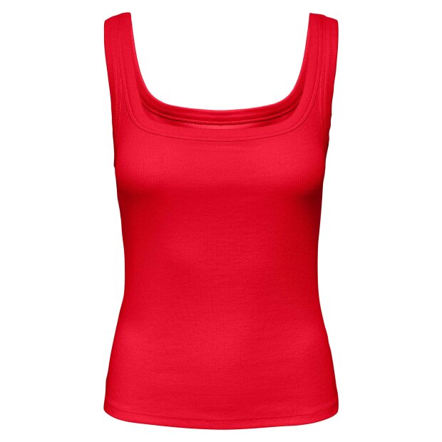 JDY - MALLI S/L TANK TOP | RACING RED