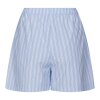 NEO NOIR - CAMELL STRIPE SHORTS | LIGHT BLUE STRIPE