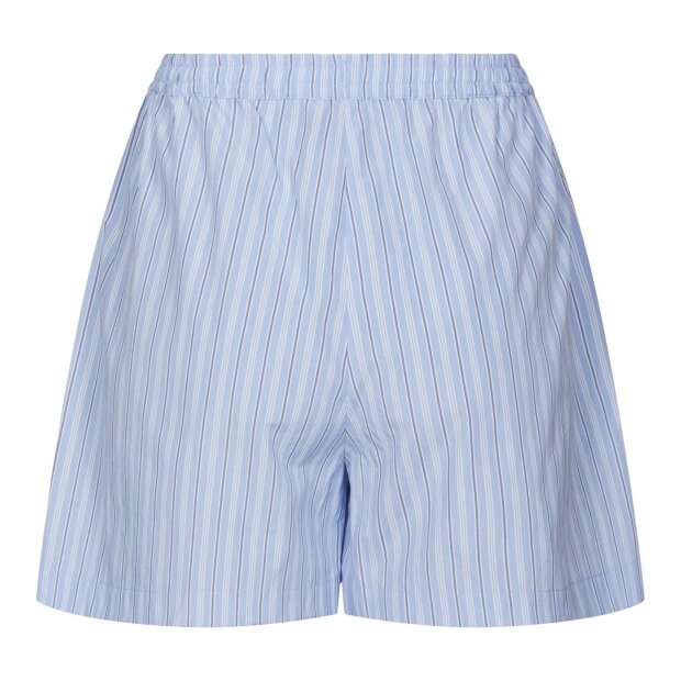 NEO NOIR - CAMELL STRIPE SHORTS | LIGHT BLUE STRIPE