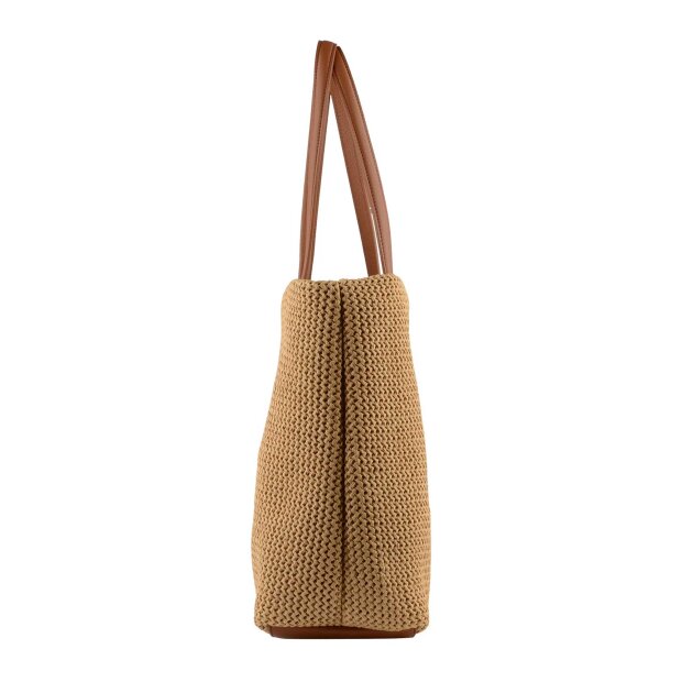 POURCHET - CASSIS TOTE BAG | CAMEL