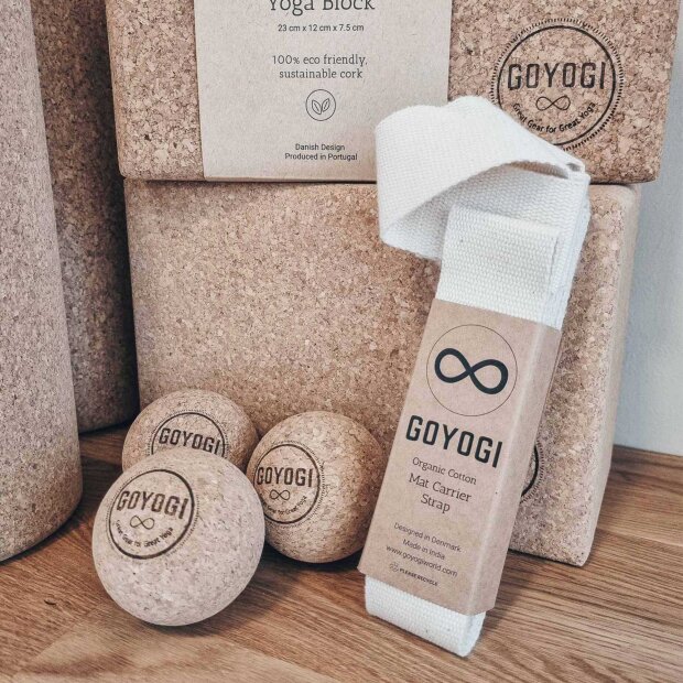 GOYOGI - CALM MAT CARRIER STRAP | NATURAL