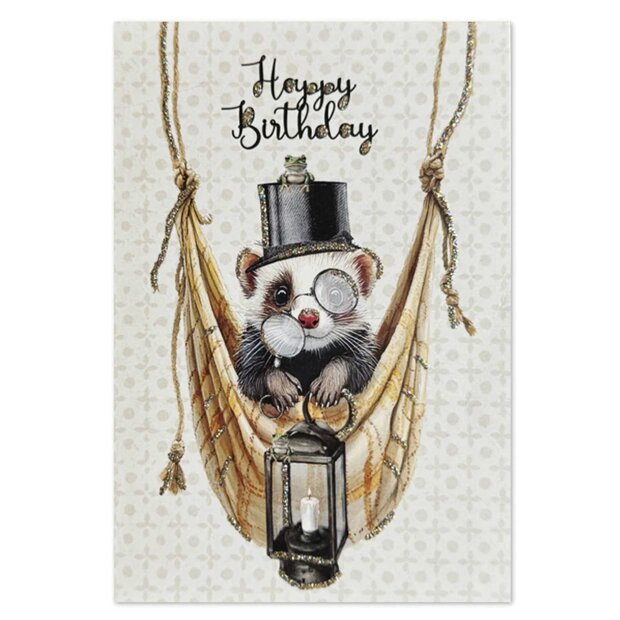 VANILLA FLY - LYKØNSKNINGSKORT | HAPPY BIRTHDAY - MOUSE