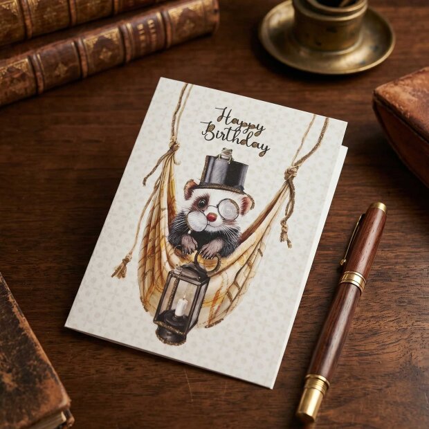 VANILLA FLY - LYKØNSKNINGSKORT | HAPPY BIRTHDAY - MOUSE