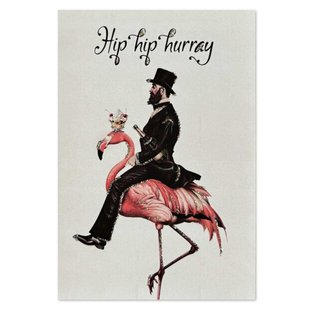 VANILLA FLY - LYKØNSKNINGSKORT | HIP HIP HURRAY - OSTRICH