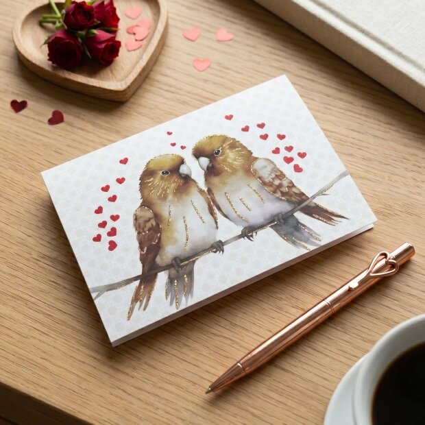 VANILLA FLY - LYKØNSKNINGSKORT | LOVE BIRDS