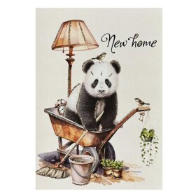 VANILLA FLY - LYKØNSKNINGSKORT | NEW HOME - PANDA