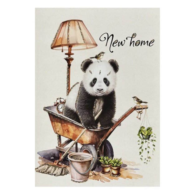 VANILLA FLY - LYKØNSKNINGSKORT | NEW HOME - PANDA
