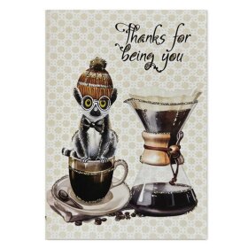 VANILLA FLY - LYKØNSKNINGSKORT | THANKS FOR BEING YOU - COFFEE