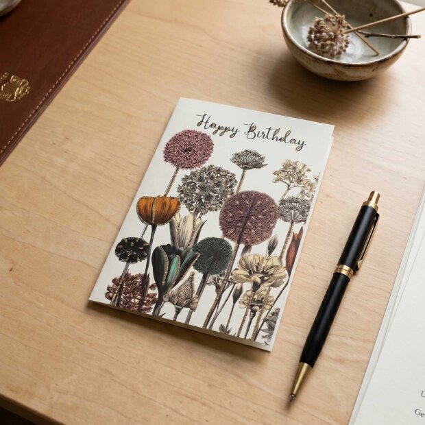 VANILLA FLY - LYKØNSKNINGSKORT | HAPPY BIRTHDAY - WILD FLOWERS