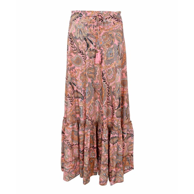 BLACK COLOUR - LUNA MAXI NEDERDEL M/FLÆSER | IMPERIAL ROSE