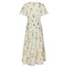 NEO NOIR - GARDENA FLOWER RANK DRESS | OFF WHITE NEO NOIR - GARDENA FLOWER RANK DRESS | OFF WHITE