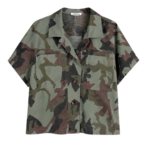 CABANA LIVING - MOSSY SKJORTE | CAMO