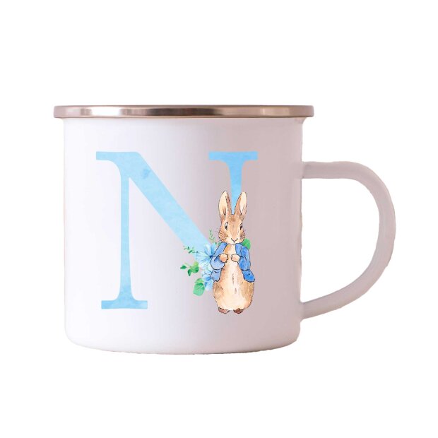 MY LITTLE NORDIC - BOGSTAV EMALJE KOP - BLÅ