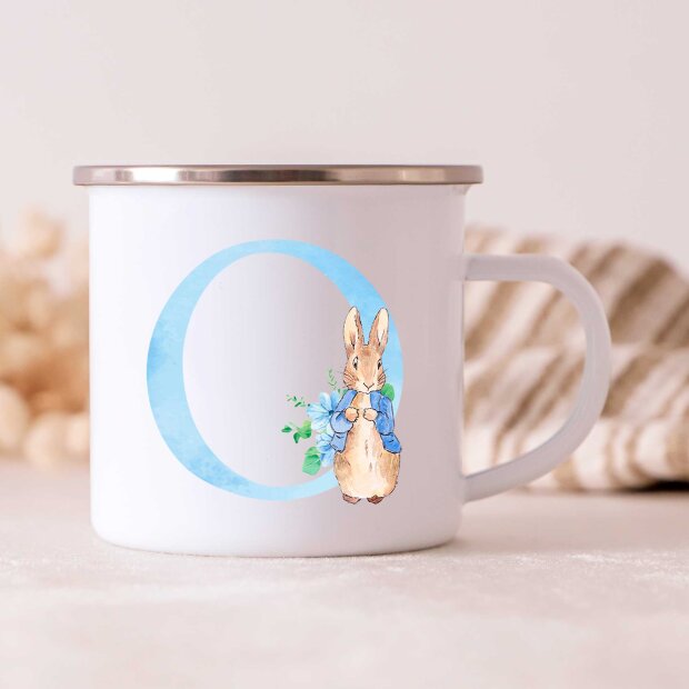 MY LITTLE NORDIC - BOGSTAV EMALJE KOP - BLÅ