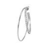 JANE KØNIG - DOUBLE OLYMPIA HOOP W/STONES | SØLV JANE KØNIG - DOUBLE OLYMPIA HOOP W/STONES | SØLV