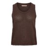 MARTA DU CHATEAU - NAYLA KNIT TOP | CAFFE
