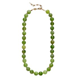 ANNI LU - BALL NECKLACE | SAGE GREEN