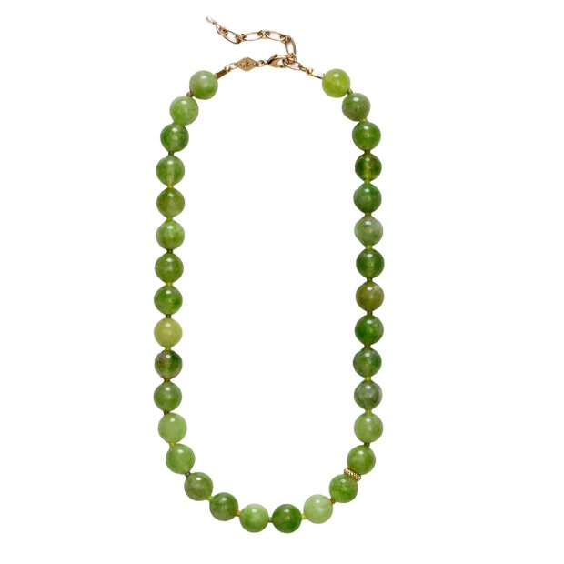 ANNI LU - BALL NECKLACE | SAGE GREEN
