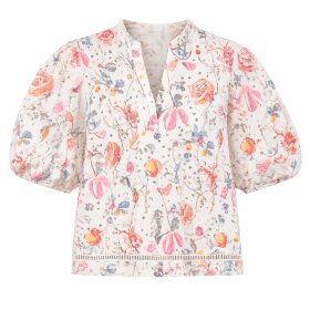 CONTINUE COPENHAGEN - KATARINA BLUSE | PRINT EMBRODERY