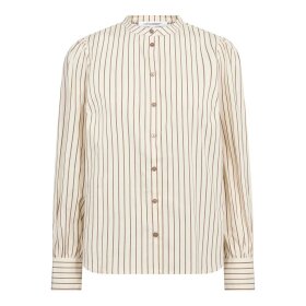 CO COUTURE - SIGRID STRIPE SS SHIRT | BONE