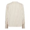 CO COUTURE - SIGRID STRIPE SS SHIRT | BONE