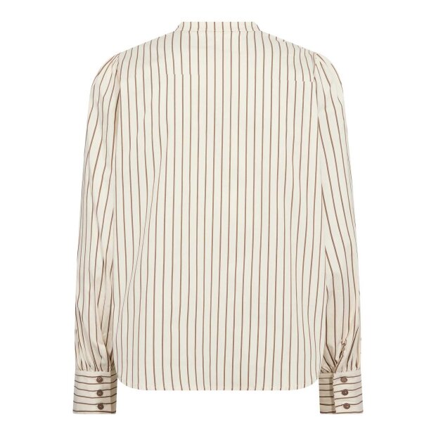 CO COUTURE - SIGRID STRIPE SS SHIRT | BONE