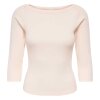 JDY - MALLI 3/4 BOATNECK BLUSE | BIRCH