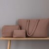 BY LOHN - QUILTED COSMETIC BAG | BROWN SUGAR BY LOHN - QUILTED COSMETIC BAG | BROWN SUGAR