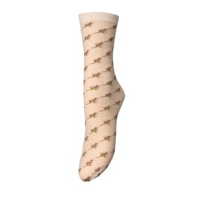 BECK SØNDERGAARD - FLORINOLA NYLON SOCK | BIRCH WHITE